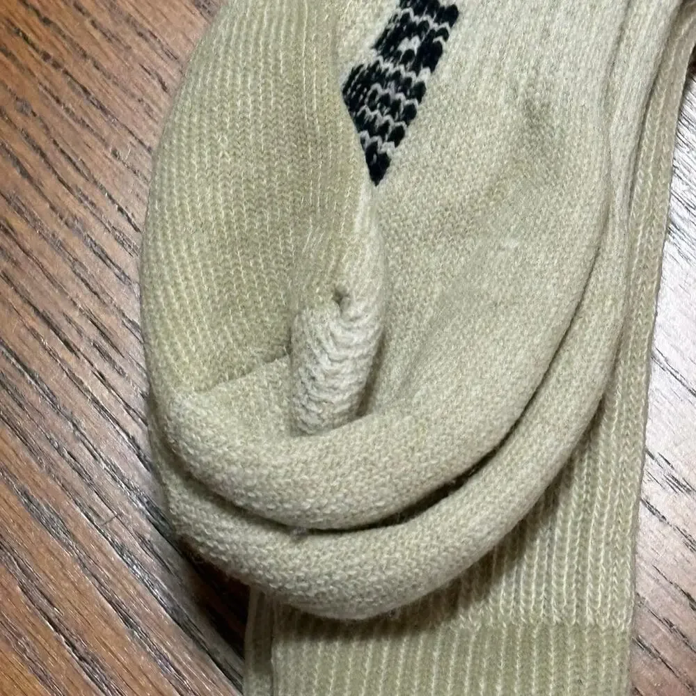 Smart Wool Children's Winter Comfy Cozy Hiking Oatmeal Crew Socks New Large